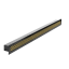 Grille aération Voje métal laquée noir effet Laiton 60 cm